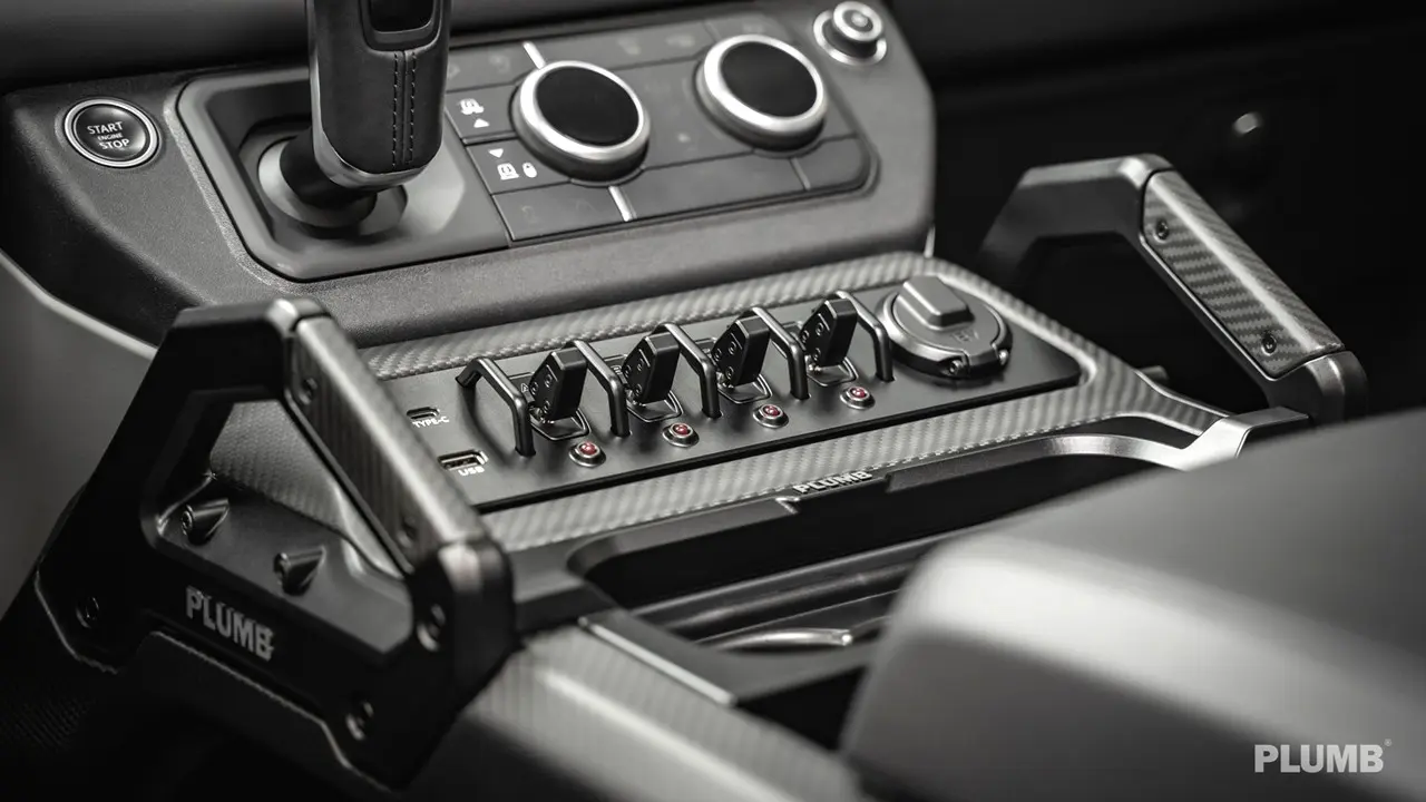 PLUMB console control kit for new Land Rover Defender