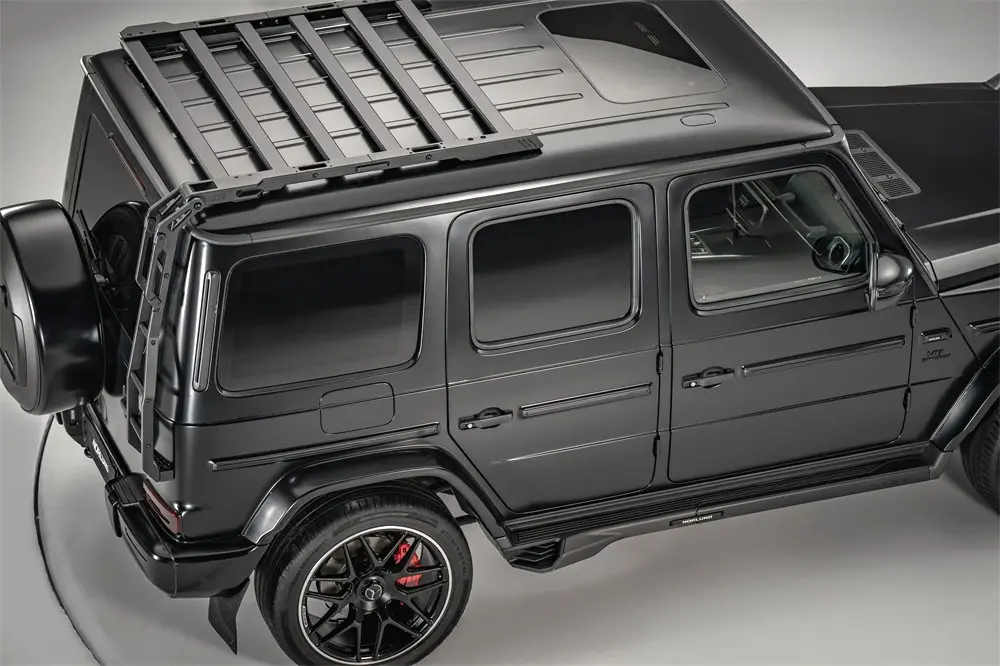Roof Platform With Ladder Mercedes G Accessories 01 Roof Platform With Rear Ladder Mercedes G Accessories 08