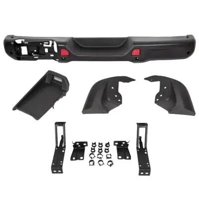 Rubicon 10th Anniversary Style Rear Bumper For Jeep Wrangler JK 2007-2018 - Black Powder Coat