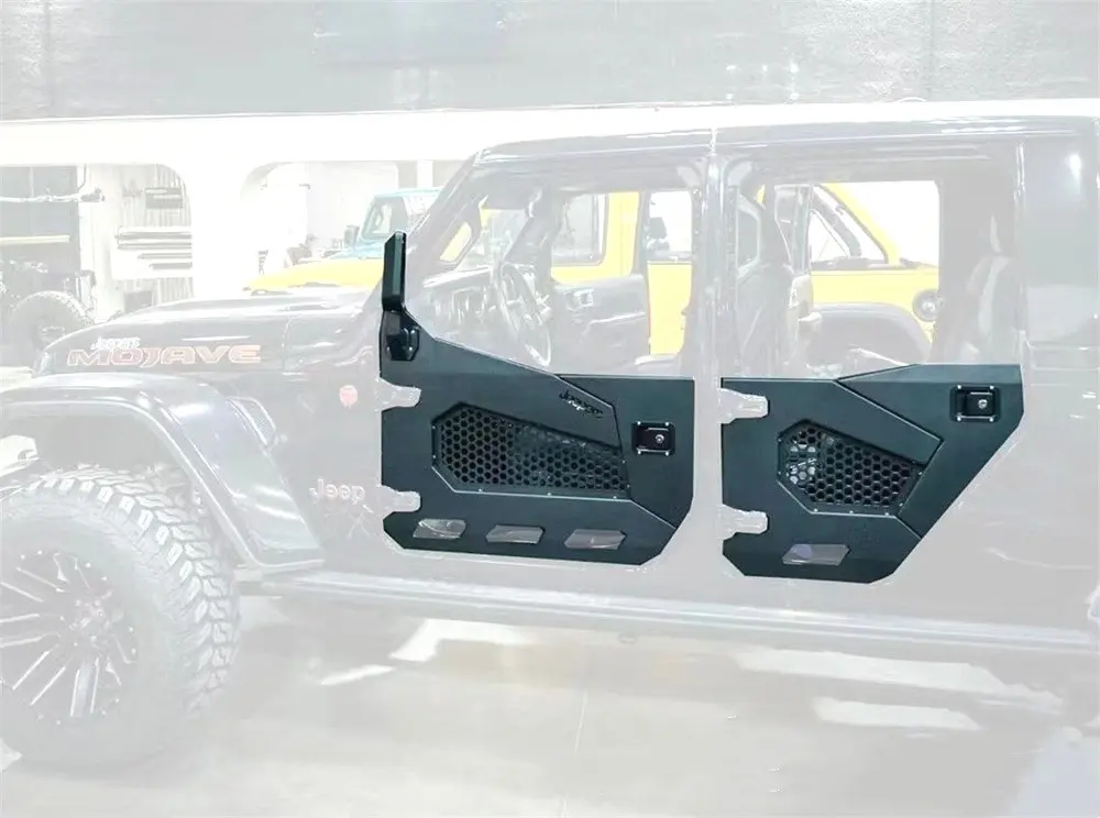 Rebel Tube Half Door with Side View Mirror