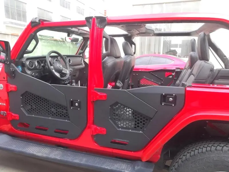 Rebel Tube Half Door with Side View Mirror