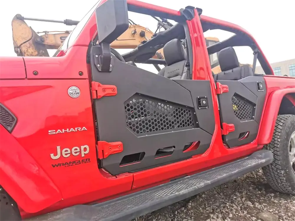 Rebel Tube Half Door with Side View Mirror