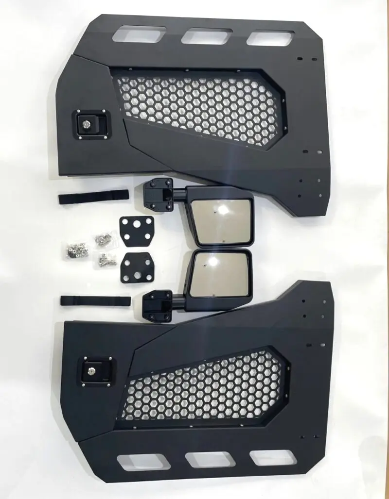 Rebel Tube Half Door with Side View Mirror