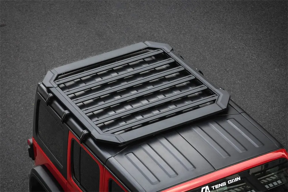 Jeep wrangler accessories roof rack platform 11 Tengqian Ark Roof Rack Platform for Jeep Wrangler JL/4XE/Gladiator JT