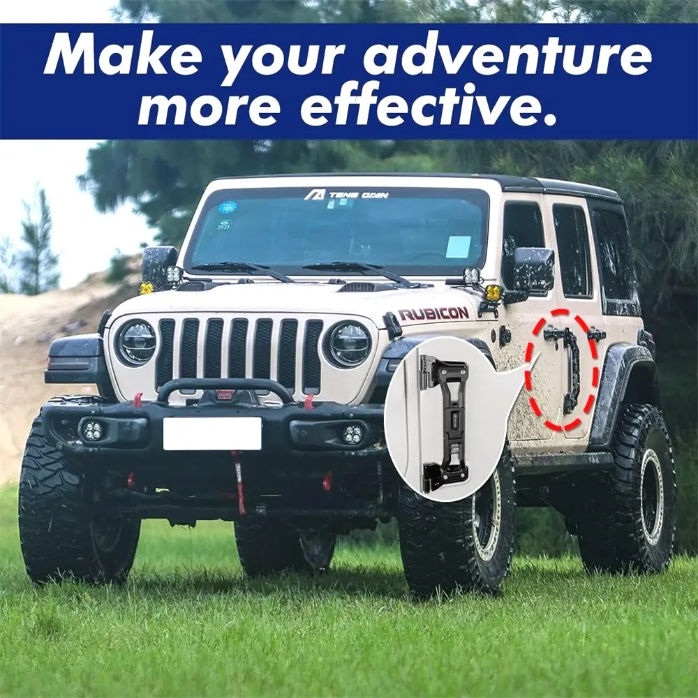 TENGQIAN Door Hinge Step Pedal Folding Foot Pegs 05 TENGQIAN Door Hinge Step Pedal Folding Foot Pegs