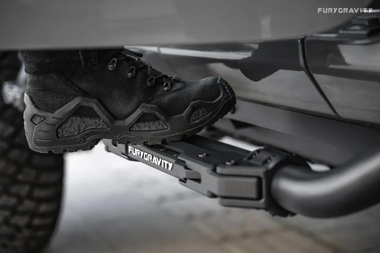 FURY Awaken Side Step Running Board Nerf Bar for Jeep Wrangler JL 07 FURY Awaken Side Step Running Board Nerf Bar for Jeep Wrangler