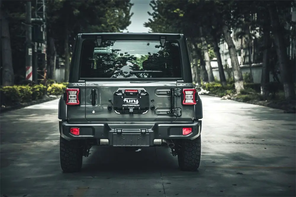 FURY Awaken Tailgate License Plate Holder for JL