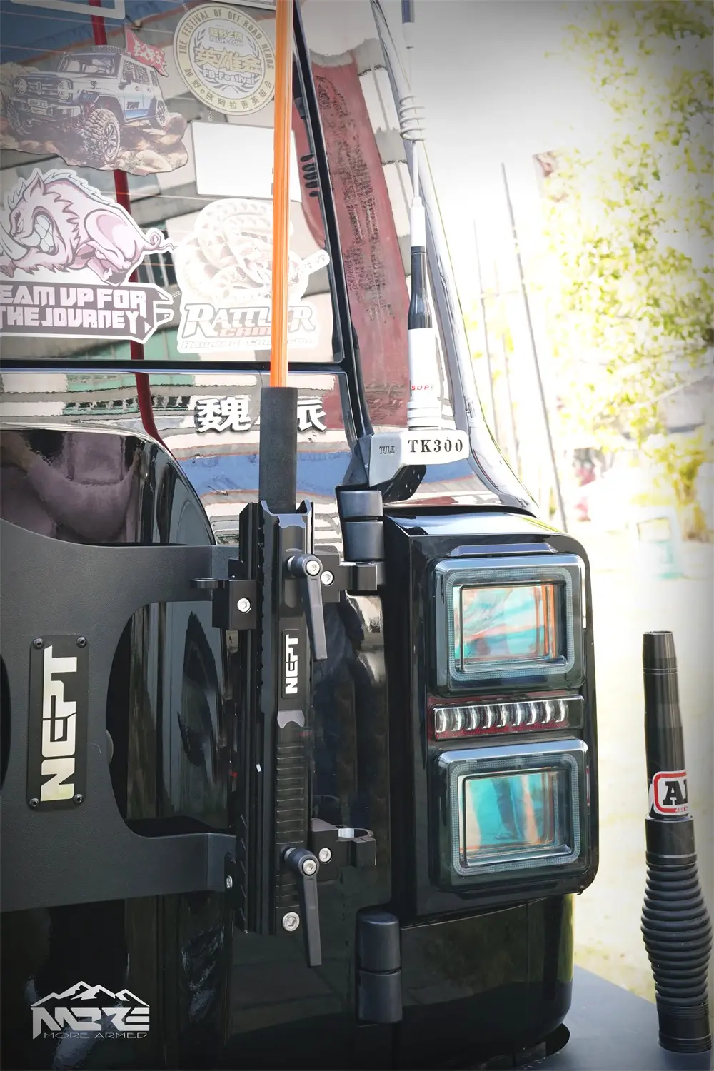 GWM Tank 300 Flag Mount Bracket Flagpole Holder 02 GWM Tank 300 Flag Mount Bracket Flagpole Holder