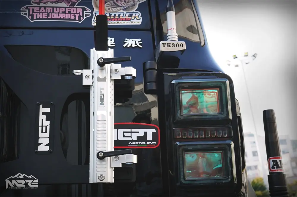 GWM Tank 300 Flag Mount Bracket Flagpole Holder 05 GWM Tank 300 Flag Mount Bracket Flagpole Holder