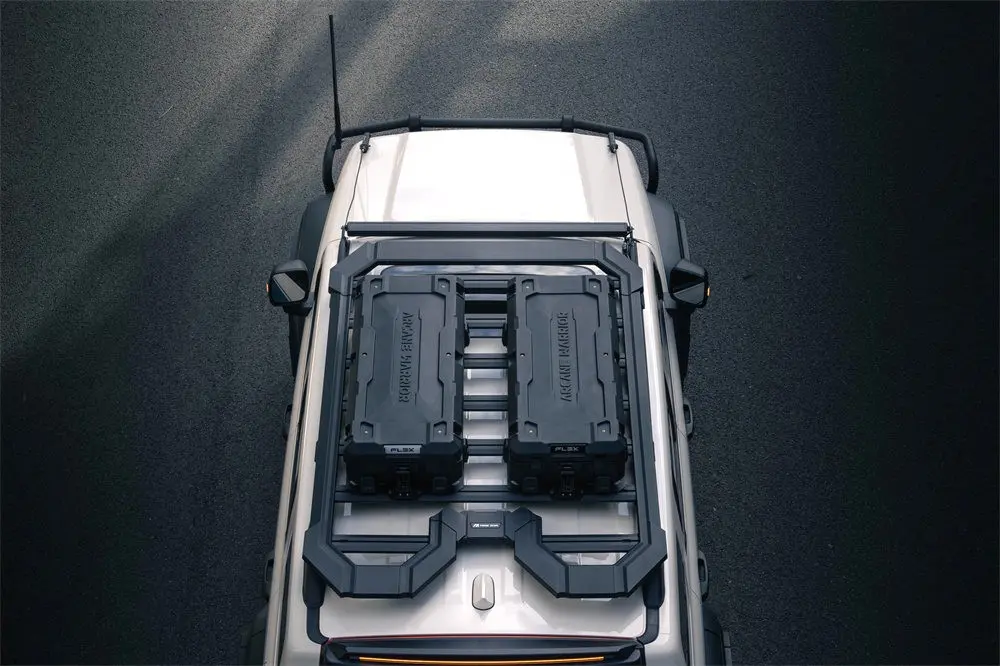 GWM Tank 300 Platform Roof Rack Aluminum Long Type08 GWM Tank 300 Platform Roof Rack Aluminum Long Type