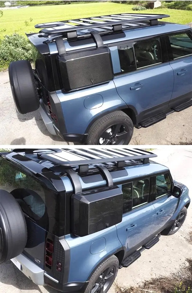 Defender Carbon Fiber Gear Box Side Mounted Lunch Box for Land Rover ...