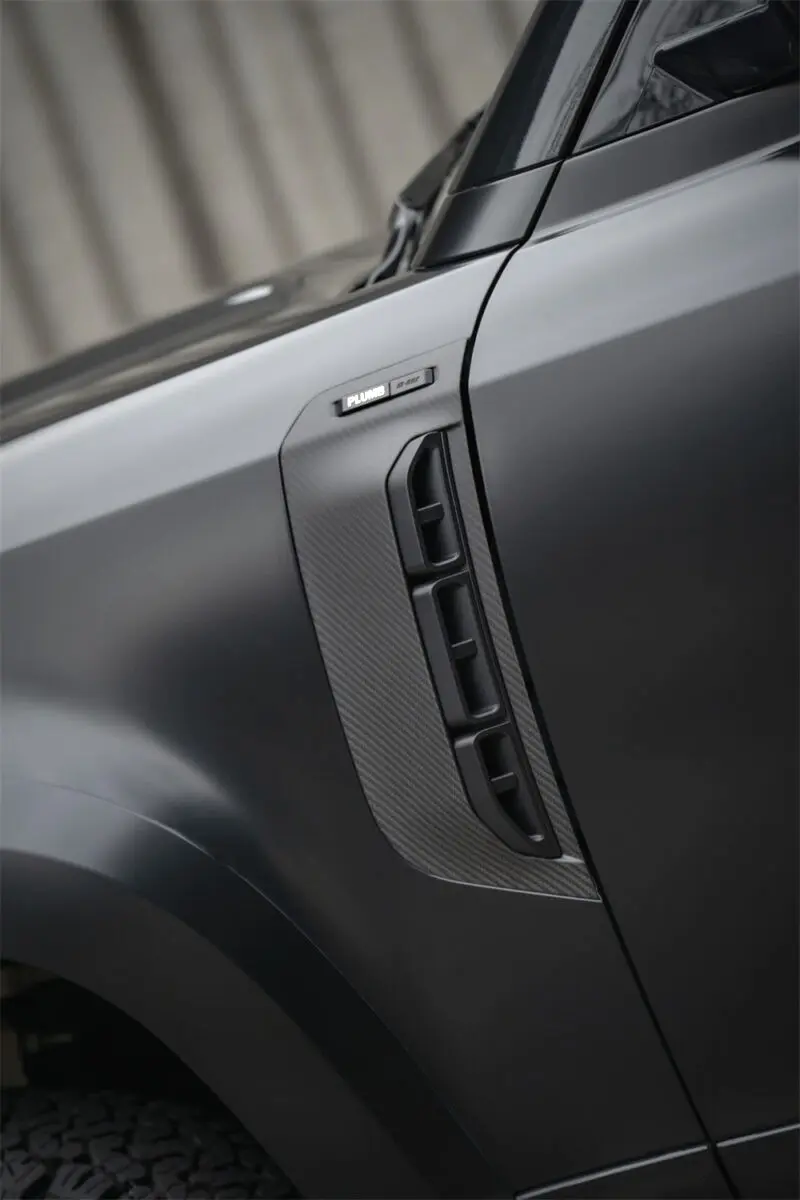 Land Rover Intake Fender PLUMB Dry Carbon Fiber Fender Air Intake Vent Flow for Land Rover ...