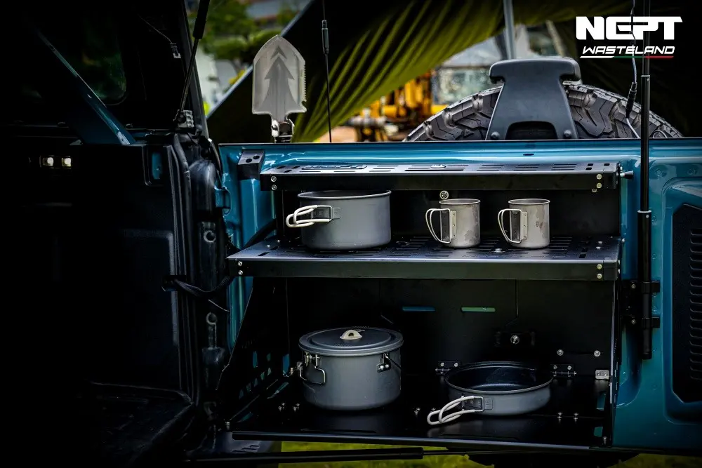 FORD Bronco Accessories NEPT Tailgate Platform Rear Gate Control Panel