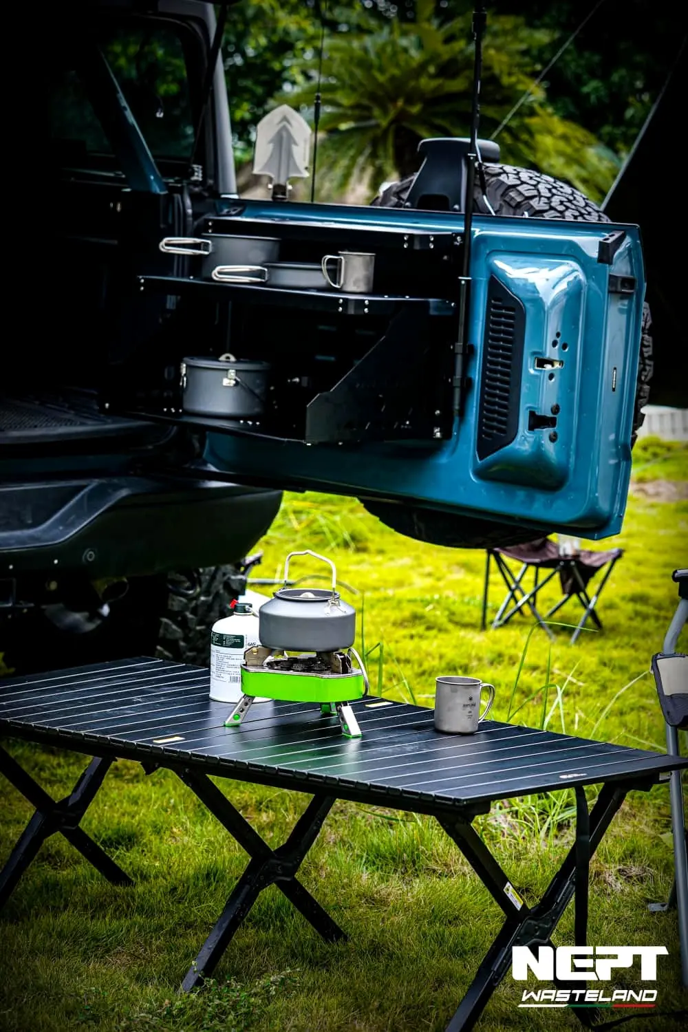 FORD Bronco Accessories NEPT Tailgate Platform Rear Gate Control Panel