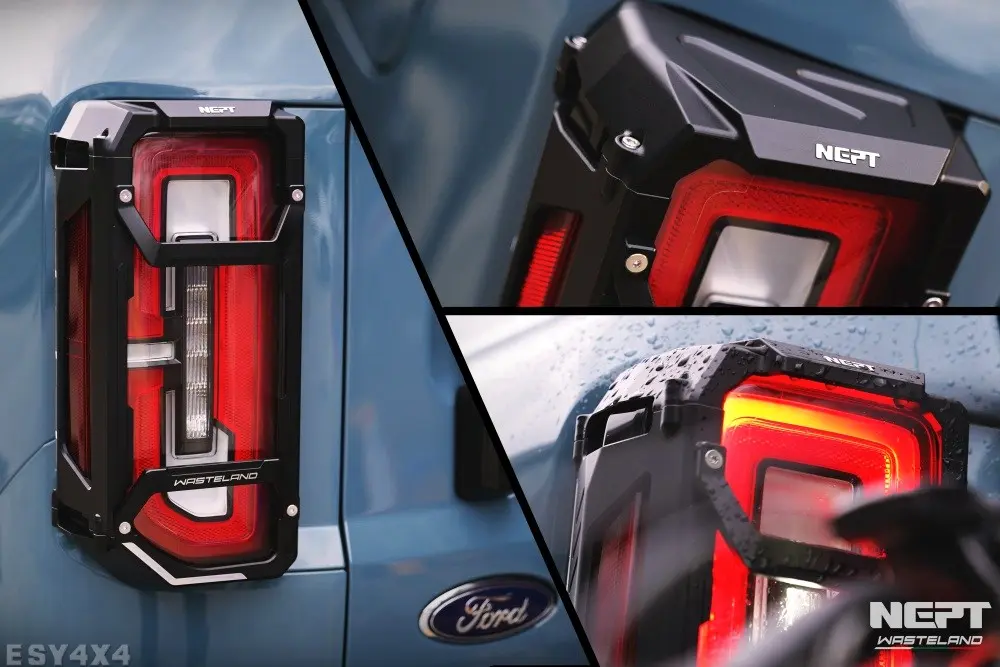 FORD Bronco Parts NEPT Wasteland Tail Light Cover Rear Lamp Guard