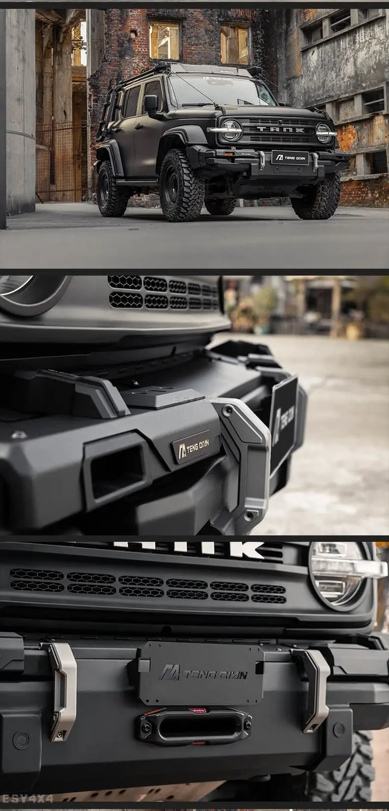 GWM Tank 300 TQ TENGQIAN Ark Front Bumper Ark Rear Bumper 9