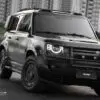 PLUMB Dry Carbon Fiber Roof Light Kit for Land Rover Defender