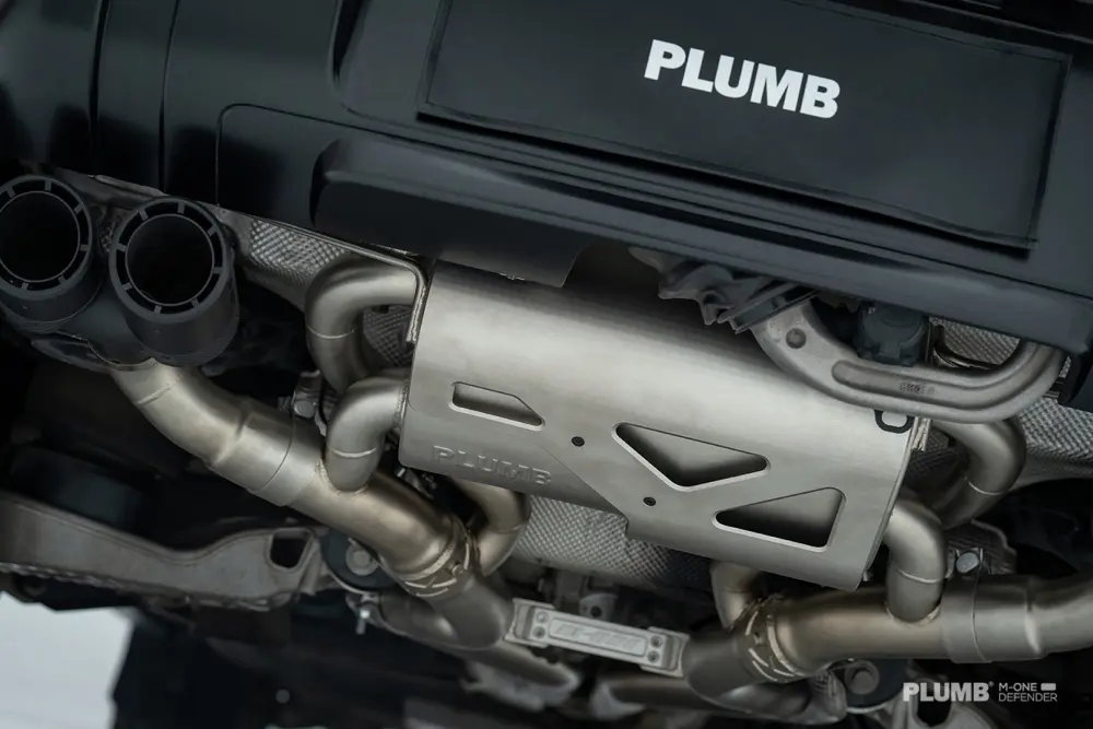 PLUMB Electronically Controlled Mid and Rear End Exhaust System for Land Rover Defender 90/110 