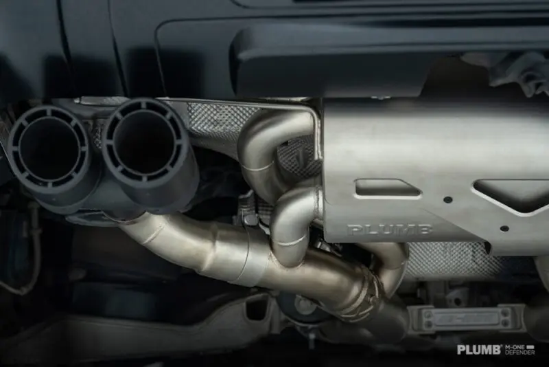 PLUMB Electronically Controlled Mid and Rear End Exhaust System for Land Rover Defender 90/110