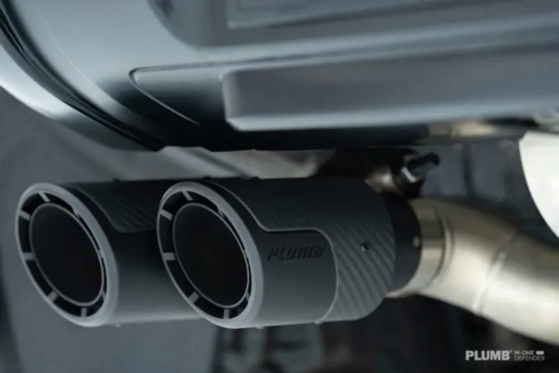 PLUMB Electronically Controlled Mid and Rear End Exhaust System for Land Rover Defender 90/110