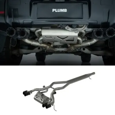 PLUMB Electronically Controlled Mid and Rear End Exhaust System for Land Rover Defender 90/110