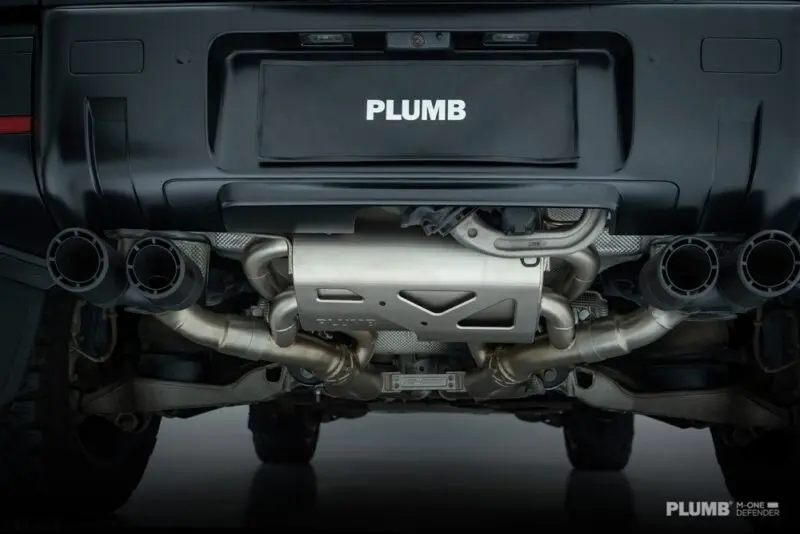 PLUMB Electronically Controlled Mid and Rear End Exhaust System for Land Rover Defender 90/110
