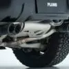 PLUMB Electronically Controlled Mid and Rear End Exhaust System for Land Rover Defender 90/110