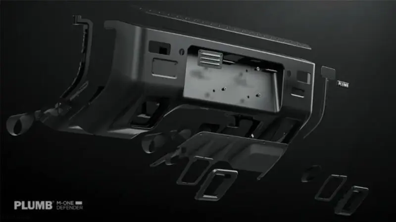 PLUMB Rear Bumper Surround Kit for Land Rover Defender