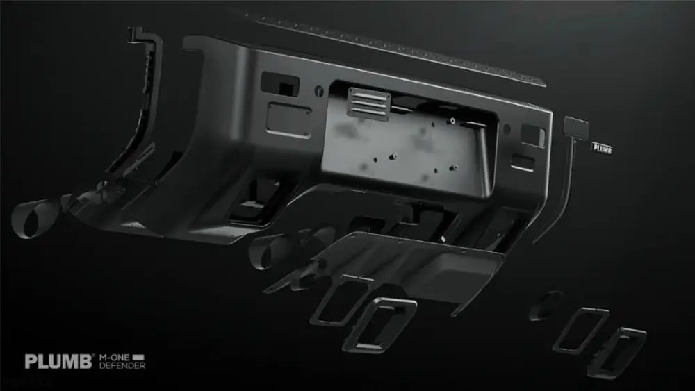 PLUMB Rear Bumper Surround Kit for Land Rover Defender