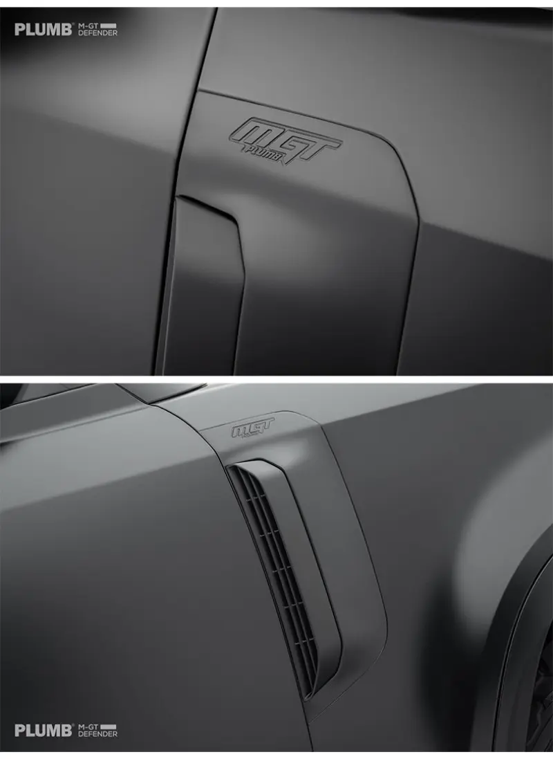 PLUMB MGT Air Intake Fender Vent Flow for New Land Rover Defender