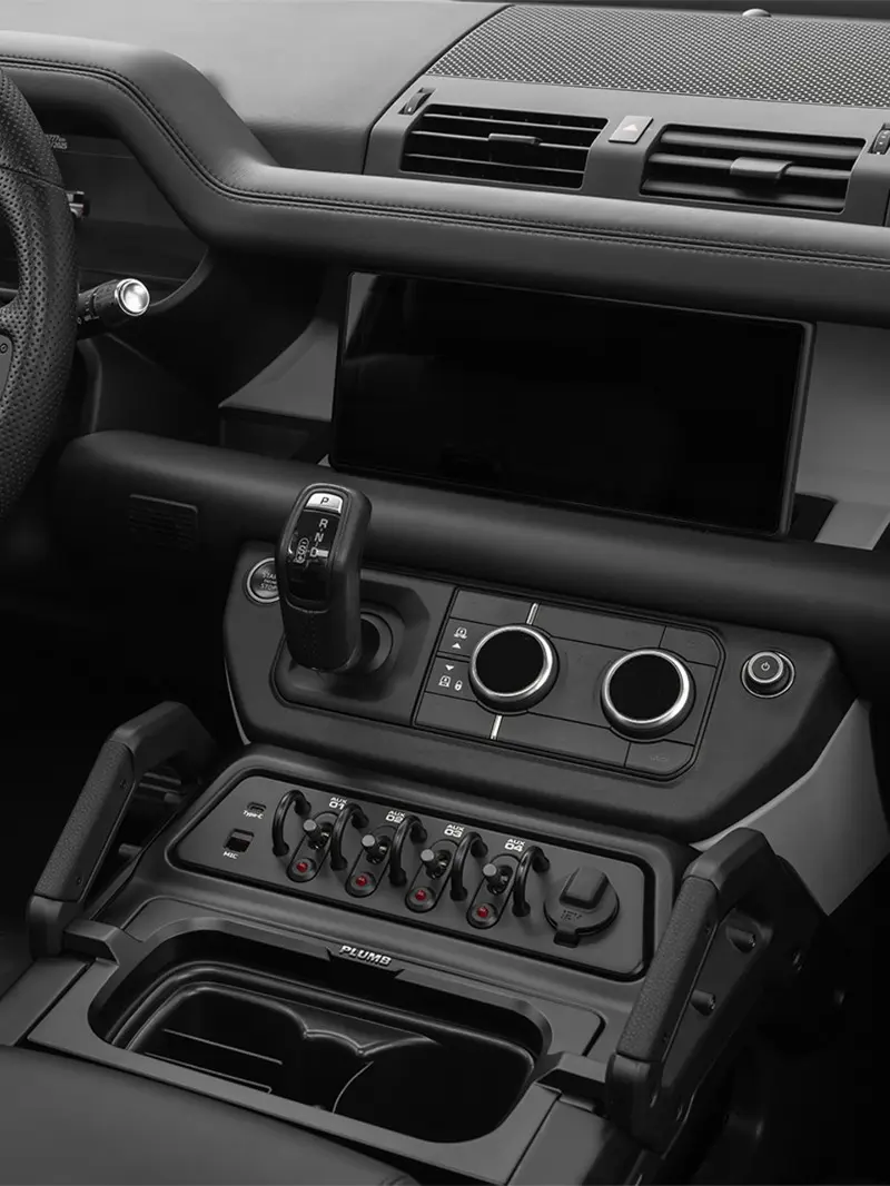 PLUMB MGT Central Console Center Control Kit for New Land Rover Defender