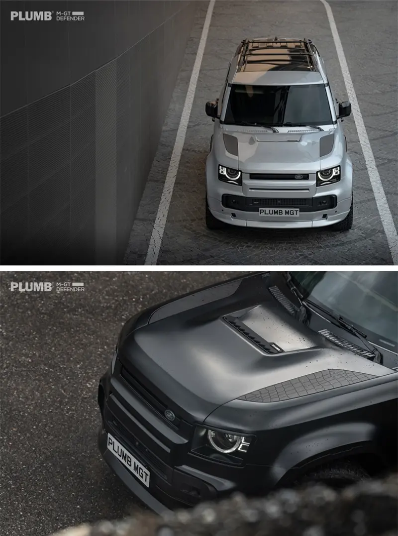 PLUMB MGT Hood Bonnet for New Land Rover Defender