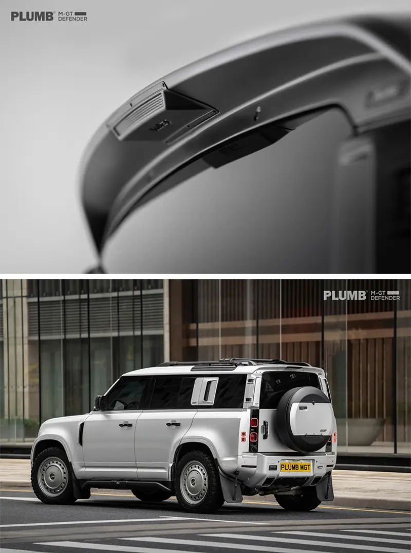 PLUMB MGT Rear Spoiler Tail Car Wings for New Land Rover Defender