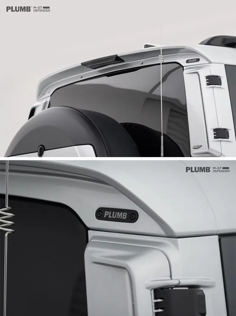 PLUMB MGT Rear Spoiler Tail Car Wings for New Land Rover Defender