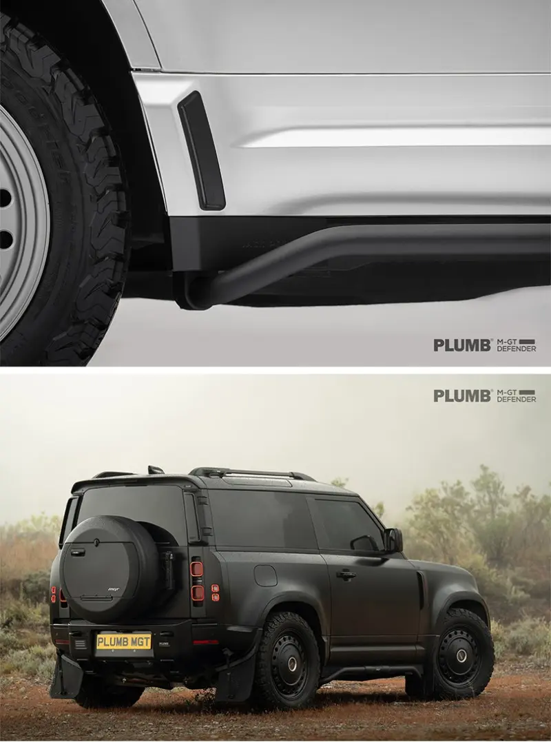 PLUMB MGT Side Step Wide Body Kit for New Land Rover Defender
