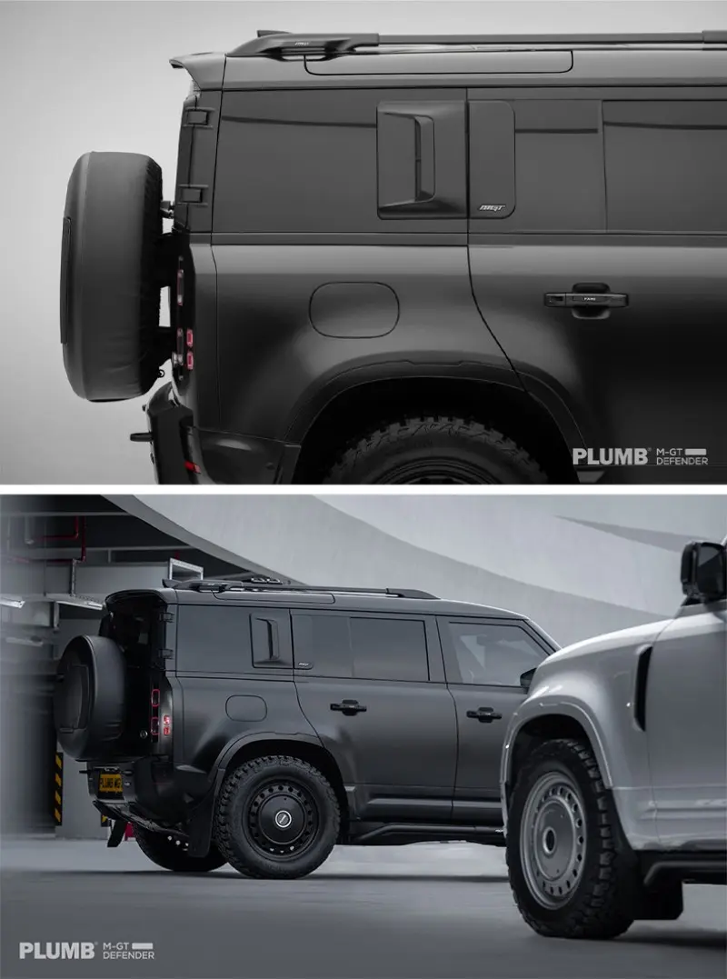 PLUMB MGT Side Window Trim for New Land Rover Defender