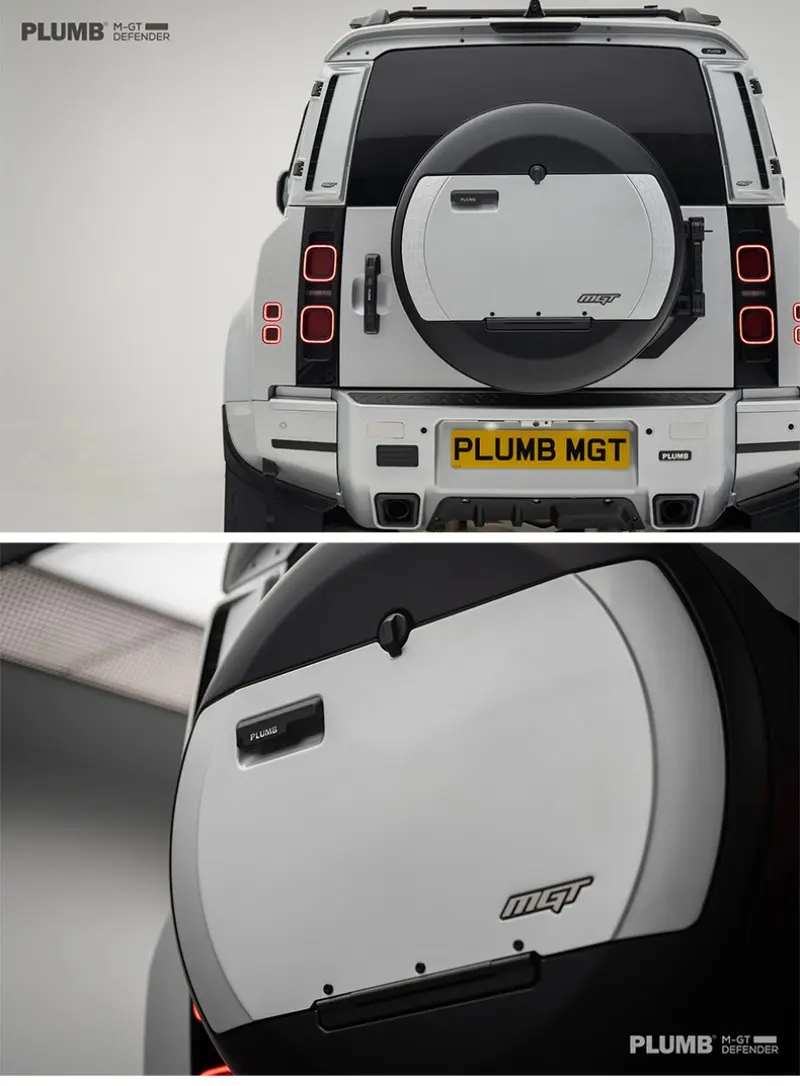 PLUMB MGT Spare Tire Cover for New Land Rover Defender