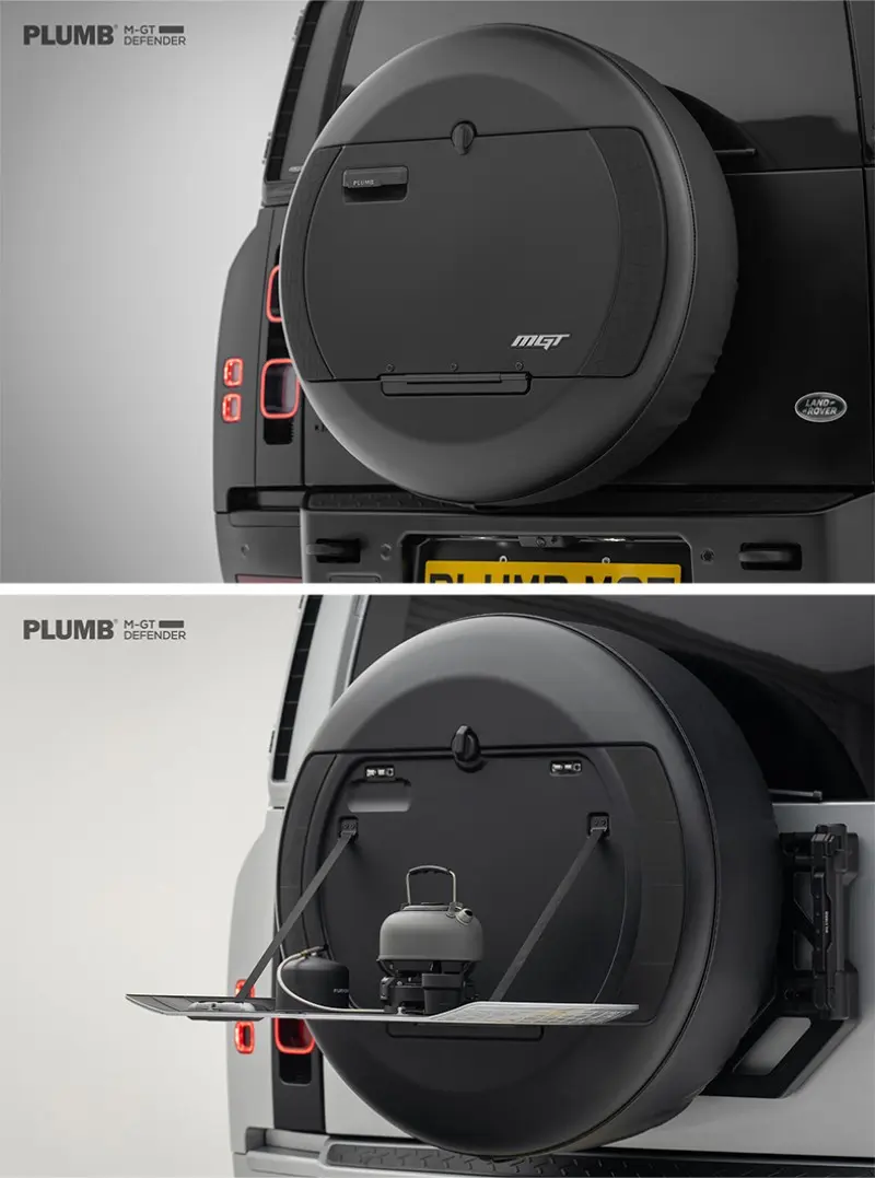 PLUMB MGT Spare Tire Cover for New Land Rover Defender
