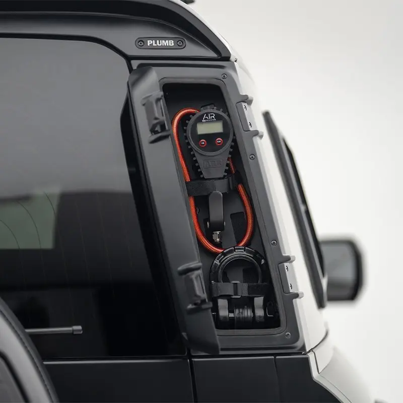 PLUMB MGT Storage Box D-pillar Rear Mounted Toolbox for New Land Rover Defender