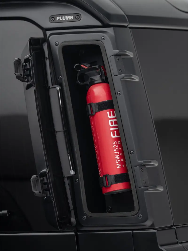 PLUMB MGT Storage Box D-pillar Rear Mounted Toolbox for New Land Rover Defender