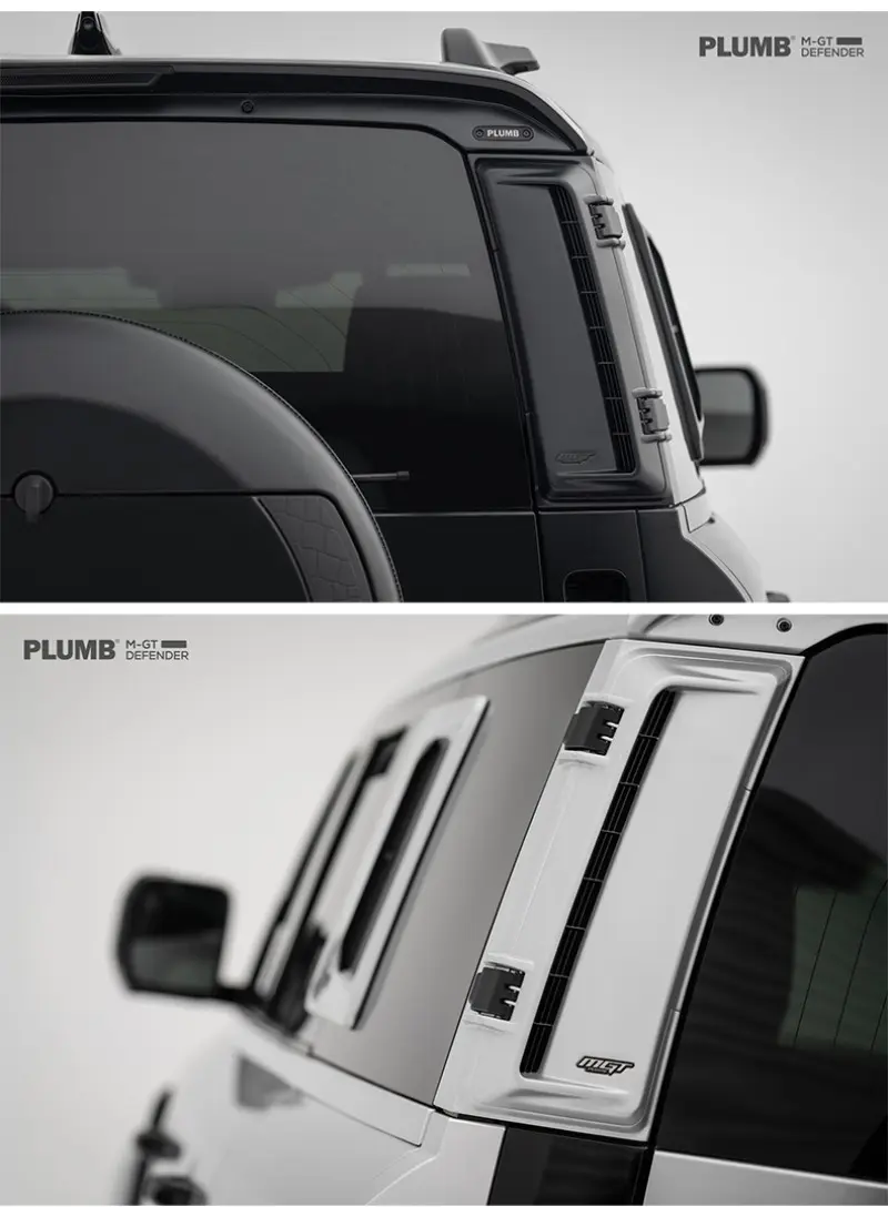 PLUMB MGT Storage Box D-pillar Rear Mounted Toolbox for New Land Rover Defender