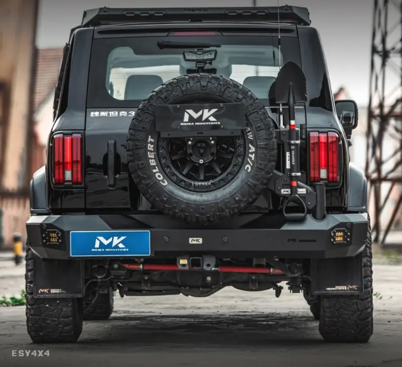 GWM Tank 300 MK Spare Tire Carrier MEIKA Tailgate Hinged Carrier