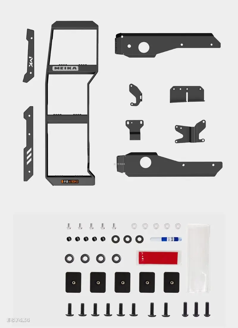 GWM Tank 300 MK Tailgate Ladder MEIKA Rear Door Climbing Mount