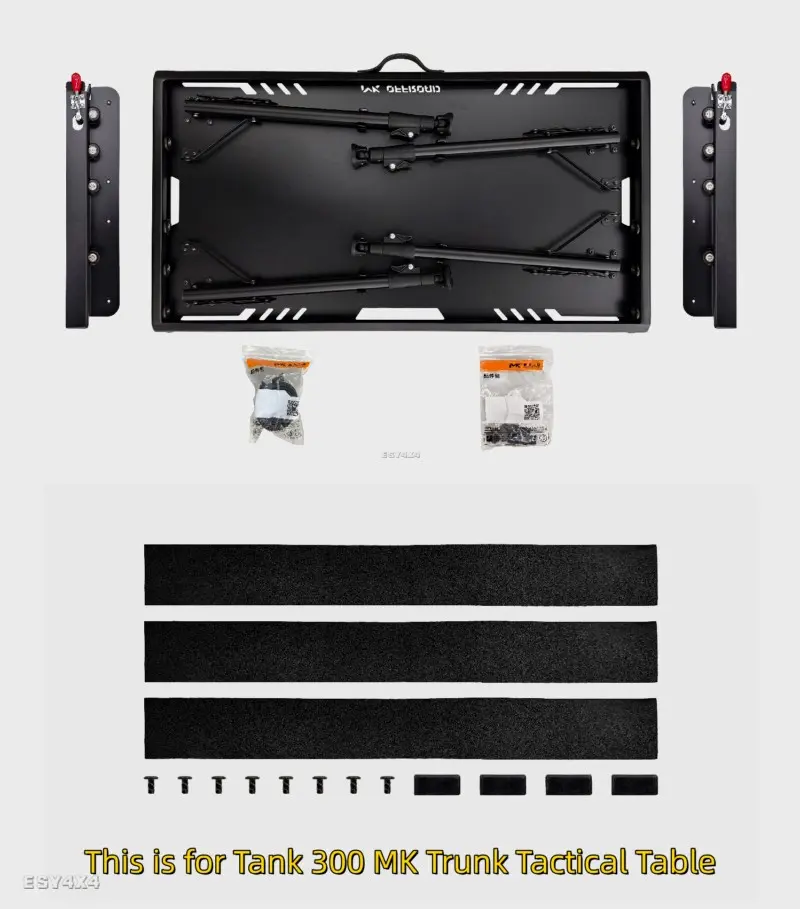 GWM Tank 300 MK Trunk Storage Rack & Trunk Tactical Table MEIKA Rear Trunk Cargo